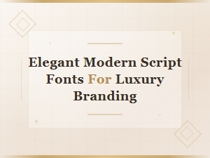 Elegant Modern Script Fonts for Luxury Branding: Top Reviews and Recommendations